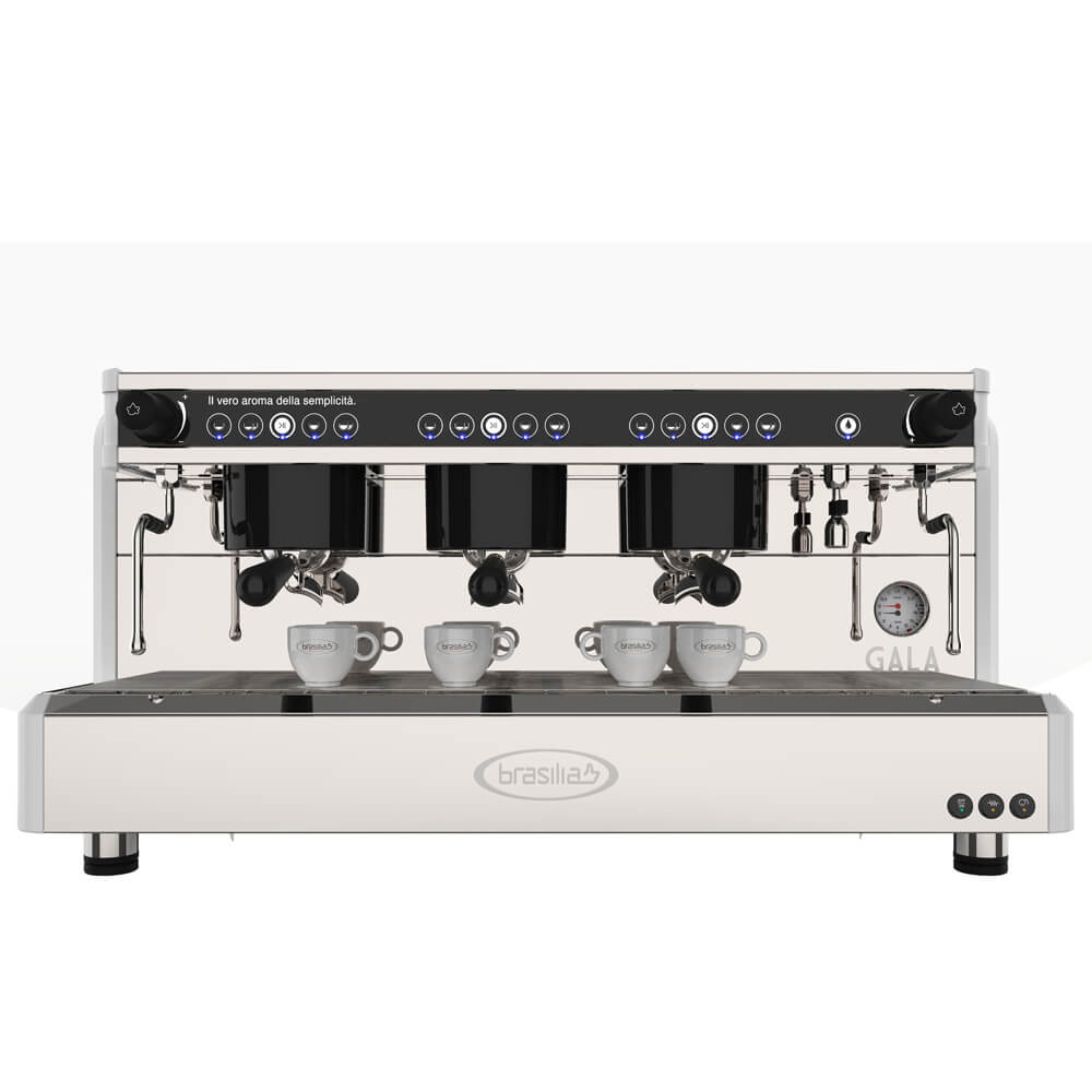 Μηχανή καφέ espresso BRASILIA Gala αυτόματη με 3 group Μηχανή καφέ espresso BRASILIA Gala αυτόματη με 3 group