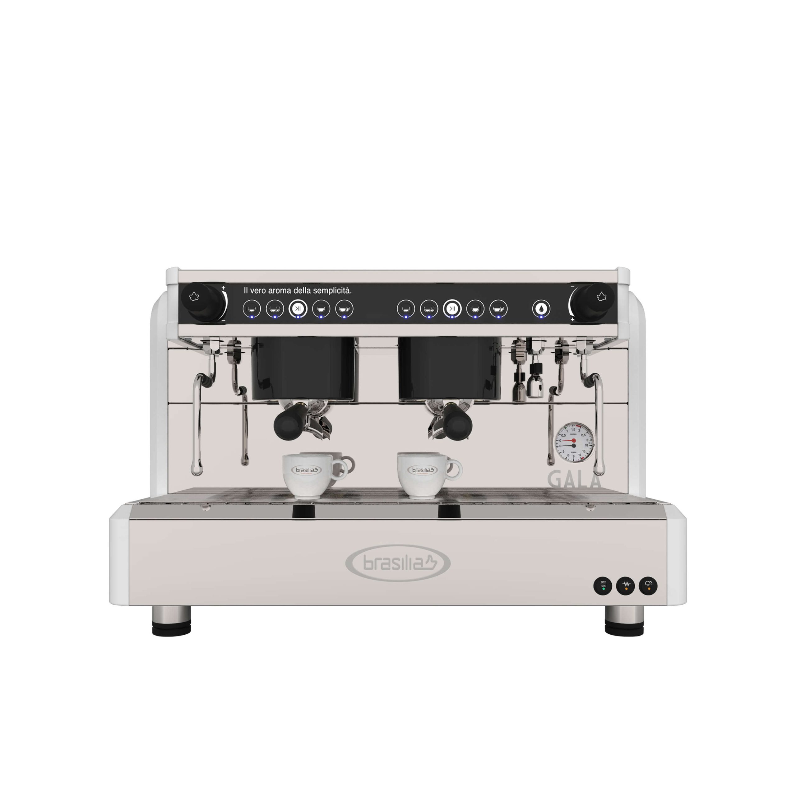 Μηχανή καφέ espresso BRASILIA Gala αυτόματη με 2 group Μηχανή καφέ espresso BRASILIA Gala αυτόματη με 2 group