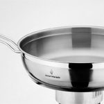 ΤΗΓΑΝΙ 28x5cm - 3lt με ΥΑΛΙΝΟ ΚΑΠΑΚΙ SOFT 18/10  - YMS