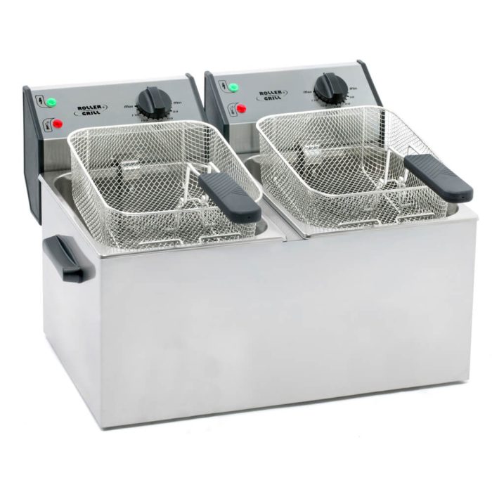 Φριτέζα ηλεκτρική επιτραπέζια 2x8L ROLLER GRILL FD80D