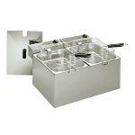 Φριτέζα ηλεκτρική επιτραπέζια 2x5L ROLLER GRILL RF5DS