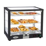 Βιτρίνα θερμαινόμενη ROLLER GRILL WD780DN μαύρη