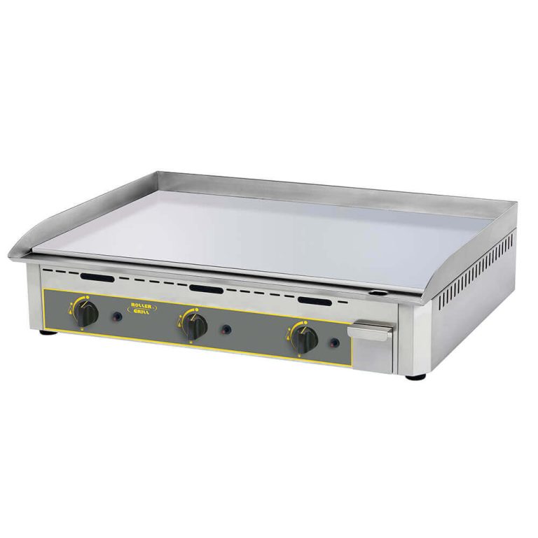 Εστία-πλατό αερίου ROLLER GRILL PSR900GI με λεία ανοξείδωτη επιφάνεια