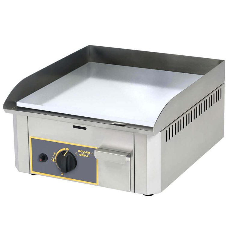 Εστία-πλατό αερίου ROLLER GRILL PSR400GI με λεία ανοξείδωτη επιφάνεια
