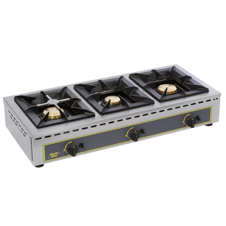 Εστία αερίου τριπλή ROLLER GRILL GAR 19B