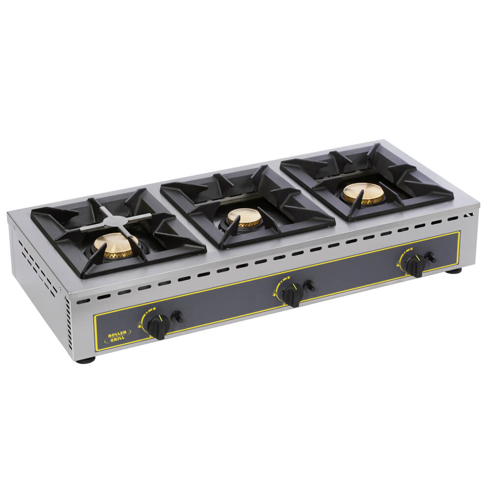 Εστία αερίου τριπλή ROLLER GRILL GAR 19B Εστία αερίου τριπλή ROLLER GRILL GAR 19B