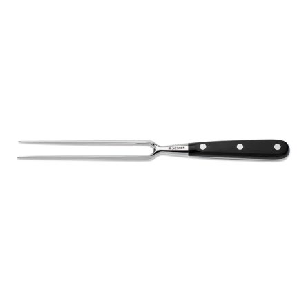 Πηρούνα 18cm στρογγυλή με μαύρη λαβή GIESSER 9410