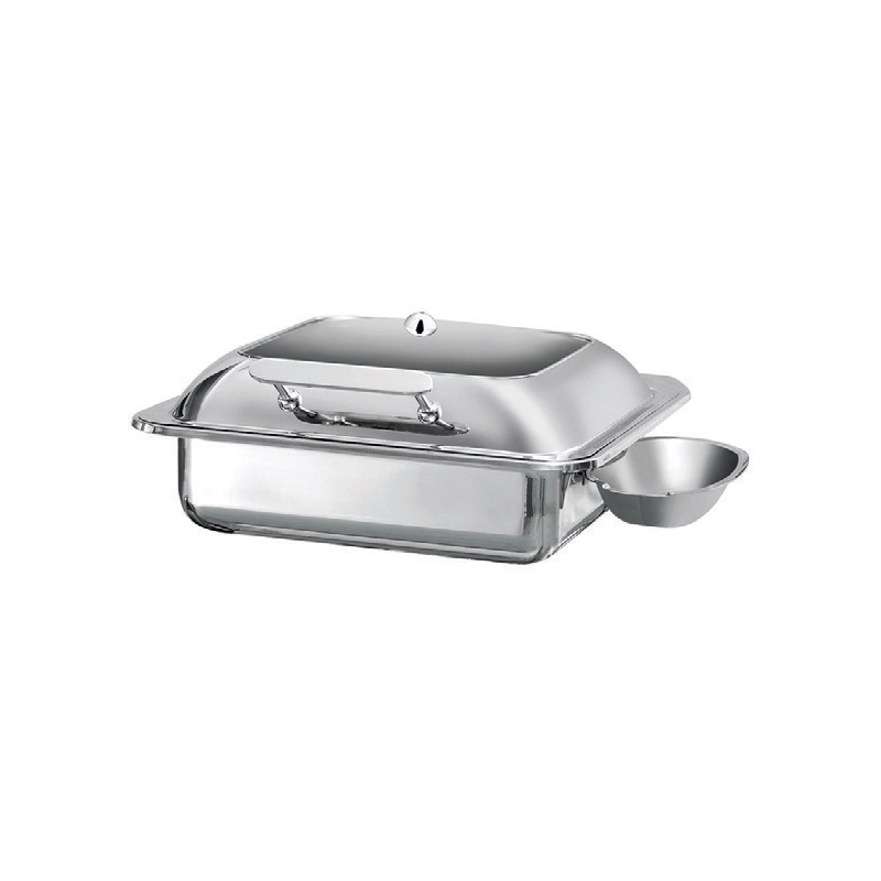 Επαγωγικό chafing dish 2/3 με γυάλινο καπάκι ItalStar Επαγωγικό chafing dish 2/3 με γυάλινο καπάκι ItalStar
