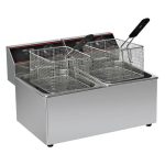 Φριτέζα ηλεκτρική επιτραπέζια 2x8L KROBE