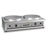 Κρεπιέρα ηλεκτρική διπλή Ø40cm με συρτάρι ItalStar ITAL0013