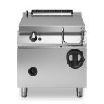 Ανατρεπόμενο τηγάνι αερίου 80L χειροκίνητο AISI 304 R90/80BRG/80X/S ROC900