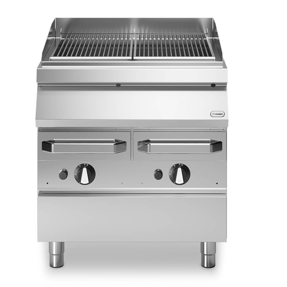 Γκριλιέρα αερίου νερού 2 ζώνες ανοξείδωτη 22kW επιτραπ. R90/80AGGI ROC900 Γκριλιέρα αερίου νερού 2 ζώνες ανοξείδωτη 22kW επιτραπ. R90/80AGGI ROC900
