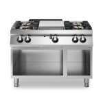 Solid top αερίου 6kW & 4 φλόγ. (1x3