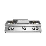 Solid top αερίου 6kW & 4 φλόγ. (2x3