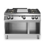 Solid top αερίου 7kW & 4 φλόγ. (2x5