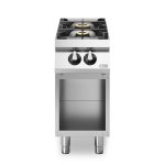 Κουζίνα αερίου 2 φλόγ. (6kW+10kW) με ανοικτή βάση R90/40PCG/A ROC900