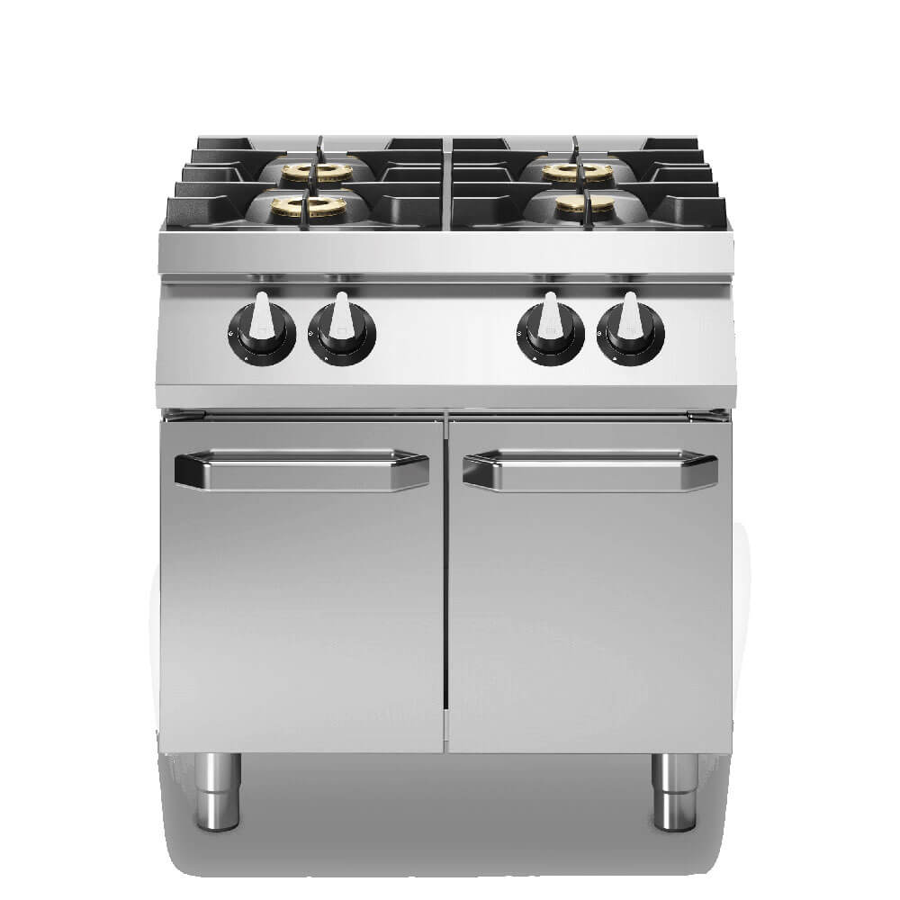 Κουζίνα αερίου 4 φλόγ. (1x3 Κουζίνα αερίου 4 φλόγ. (1x3