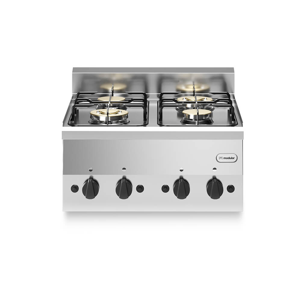 Κουζίνα αερίου 4 φλόγ. (2x3 Κουζίνα αερίου 4 φλόγ. (2x3