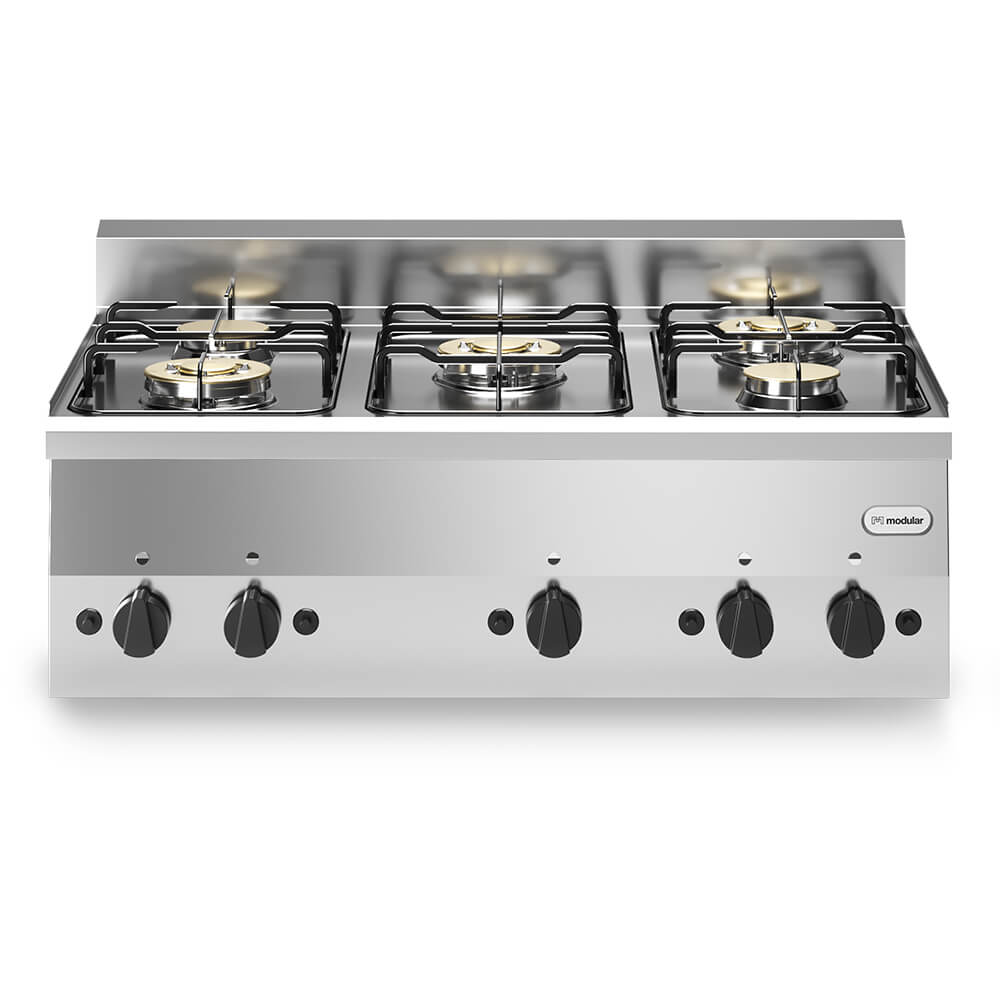 Κουζίνα αερίου 5 φλόγ. (2x3 Κουζίνα αερίου 5 φλόγ. (2x3