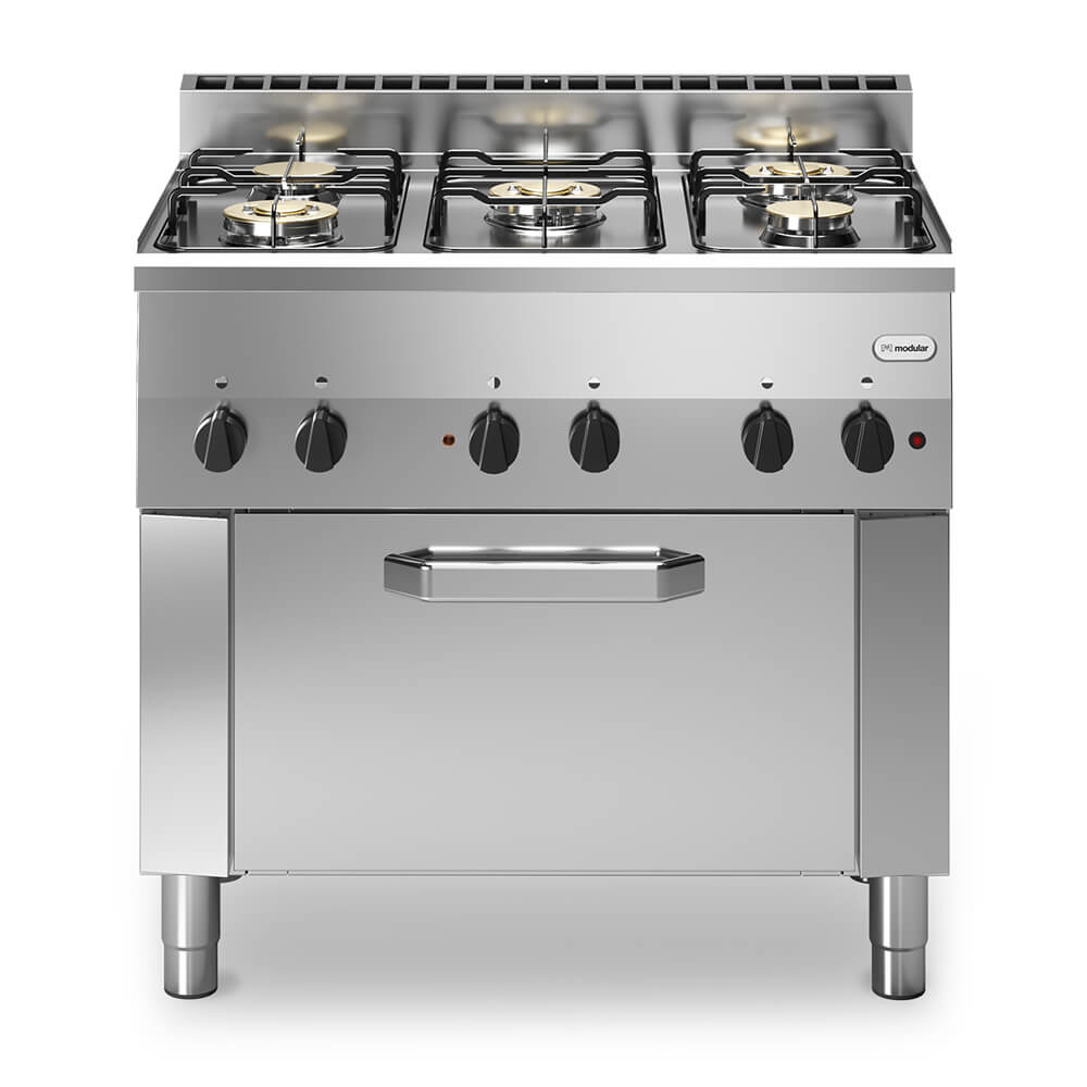 Κουζίνα αερίου 5 φλόγ. (2x3 Κουζίνα αερίου 5 φλόγ. (2x3