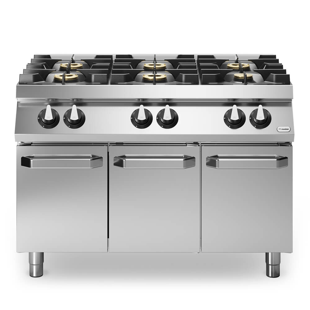 Κουζίνα αερίου 6 φλόγ. (1x3 Κουζίνα αερίου 6 φλόγ. (1x3