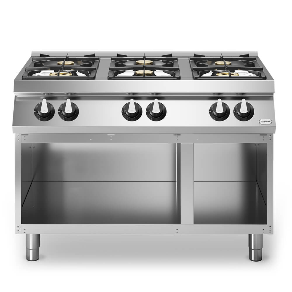 Κουζίνα αερίου 6 φλόγ. (2x5 Κουζίνα αερίου 6 φλόγ. (2x5