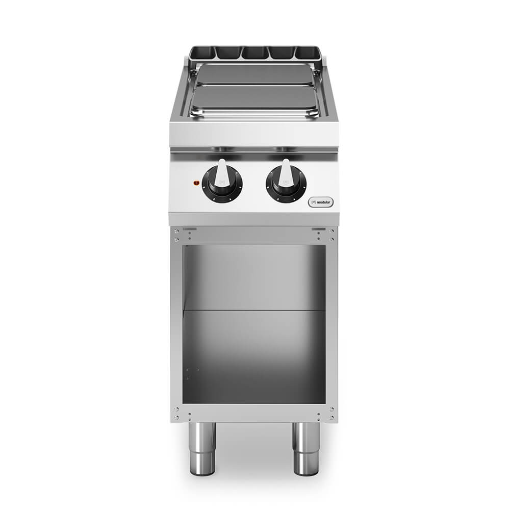 Κουζίνα ηλεκτρική 2 τετραγ. εστίες (2x4kw) με ανοικτή βάση R90/40PCEQ/A ROC900 Κουζίνα ηλεκτρική 2 τετραγ. εστίες (2x4kw) με ανοικτή βάση R90/40PCEQ/A ROC900