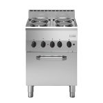 Κουζίνα ηλεκτρική 4 εστίες (4x2kw) με ηλεκ. φούρνο με αέρα 2/3 3kw F60/60CFE FUN600