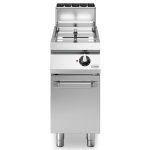 Φριτέζα αερίου 1x13L ελεύθ. δεξαμ. 12kW σε βάση με πόρτα R90/40FRGL/1V13/P ROC900