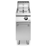 Φριτέζα αερίου 1x17L ελεύθ. δεξαμ. 16kW σε βάση με πόρτα R70/40FRGL/1V17/P ROC700