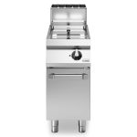 Φριτέζα αερίου 1x17L ελεύθ. δεξαμ. 16kW σε βάση με πόρτα R90/40FRGL/1V17/P ROC900