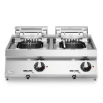 Φριτέζα ηλεκτ. 2x10L 18kW ανατρεπ. αντιστ. επιτραπ. R70/80FRES/2V10/T ROC700