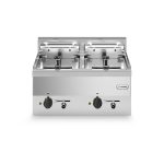 Φριτέζα ηλεκτ. 2x10L eco 15kW ανατρεπ. αντιστ. επιτραπ. F60/60FRESE/2V10/T FUN600