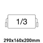 Καλάθι 1/3 οριζόντιο (290x160x200mm) βραστήρα ζυμαρικών ROC700/ROC900 MO01991001000