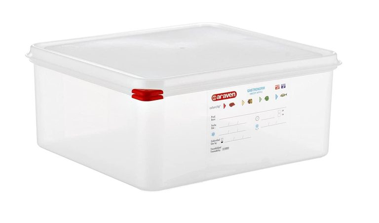 ΑΕΡΟΣΤΕΓΕΣ ΔΟΧΕΙΟ ΤΡΟΦΙΜΩΝ GN 2/3 00470-14lt  354x325x150mm HERMETICOS - ARAVEN