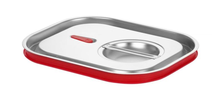 ΚΑΠΑΚΙ GASTRO 1/2 ΙΝΟΧ ΑΕΡΟΣΤΕΓΕΣ ΜΕ ΣΙΛΙΚΟΝΗ ΚΙΝΑΣ