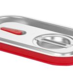 ΚΑΠΑΚΙ GASTRO 1/3 ΙΝΟΧ ΑΕΡΟΣΤΕΓΕΣ ΜΕ ΣΙΛΙΚΟΝΗ