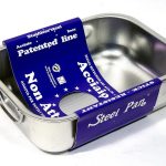 ΤΑΨΙ ΟΡΘΟΓΩΝΙΟ 40x28cm 11163 18/10 PATENTED - STEEL PAN