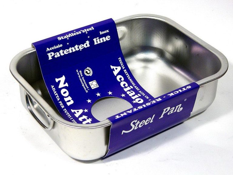 ΤΑΨΙ ΟΡΘΟΓΩΝΙΟ 40x28cm 11163 18/10 PATENTED - STEEL PAN