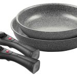 ΣΕΤ 2τεμ. ΤΗΓΑΝΙΑ Φ24+28cm με ΑΠΟΣΤ/ΝΗ ΛΑΒΗ TORRE 11462 - BALLARINI