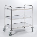 ΤΡΟΛΛΕΪ ΑΝΟΞΕΙΔΩΤΟ ΤΡΙΑ ΡΑΦΙΑ 86Χ54Χ94