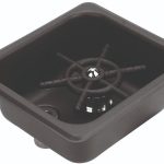 RINSER ΧΩΝΕΥΤΟ GN 1/6 ΙΝΟΧ ΜΑΥΡΟ