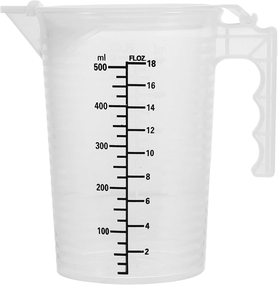 ΚΑΝΑΤΑ ΔΟΣΟΜΕΤΡΗΤΗΣ ΜΕΖΟΥΡΑΣ ΥΓΡΩΝ 500ML PP ΚΑΝΑΤΑ ΔΟΣΟΜΕΤΡΗΤΗΣ ΜΕΖΟΥΡΑΣ ΥΓΡΩΝ 500ML PP