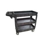 ΤΡΟΛΛΕΪ ΠΛΑΣΤΙΚΟ ΒΑΡΕΩΣ ΤΥΠΟΥ ΜΕ 3 ΡΑΦΙΑ ΚΑΙ ΦΡΕΝΑ 103x45x86CM