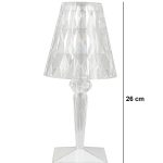 ΦΩΤΙΣΤΙΚΟ ΕΠΙΤΡΑΠΕΖΙΟ LED ΡΥΘΜΙΖΟΜΕΝΟ ΑΦΗΣ CRYSTAL ΑΚΡΥΛΙΚΟ 12x26 CM