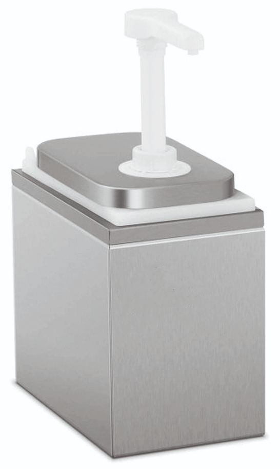ΔΙΑΝΕΜΗΤΗΣ ΜΟΝΟΣ 2L ΙΝΟΧ ΜΕ PP ΤΡΟΜΠΑ 13x25x33 CM