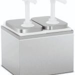 ΔΙΑΝΕΜΗΤΗΣ ΔΙΠΛΟΣ 4L ΙΝΟΧ ΜΕ PP ΤΡΟΜΠΑ 25x25x33 CM