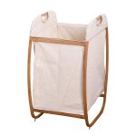 ΚΑΔΟΣ ΑΠΛΥΤΩΝ BAMBOO 43x43x77cm - Max.Home®