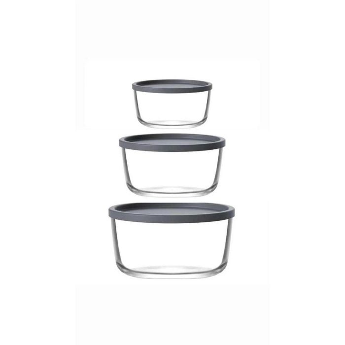 ΣΕΤ 3 τεμ. ΦΑΓΗΤΟΔΟΧΕΙΑ ROUND Φ110/ 144/ 173mm - 380/800/1490ml - LAV