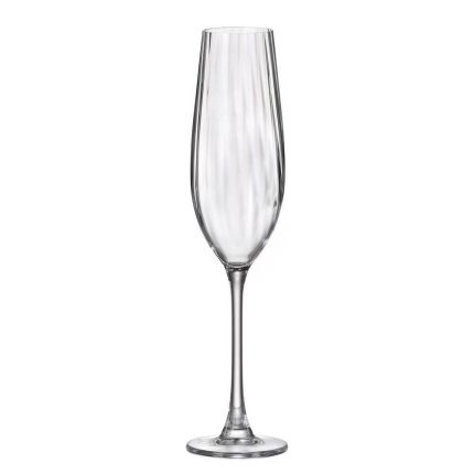 ΠΟΤΗΡΙ ΚΟΛΟΝΑΤΟ FLUTE 260ml COLUMBA OPTIC - CRYSTAL BOHEMIA